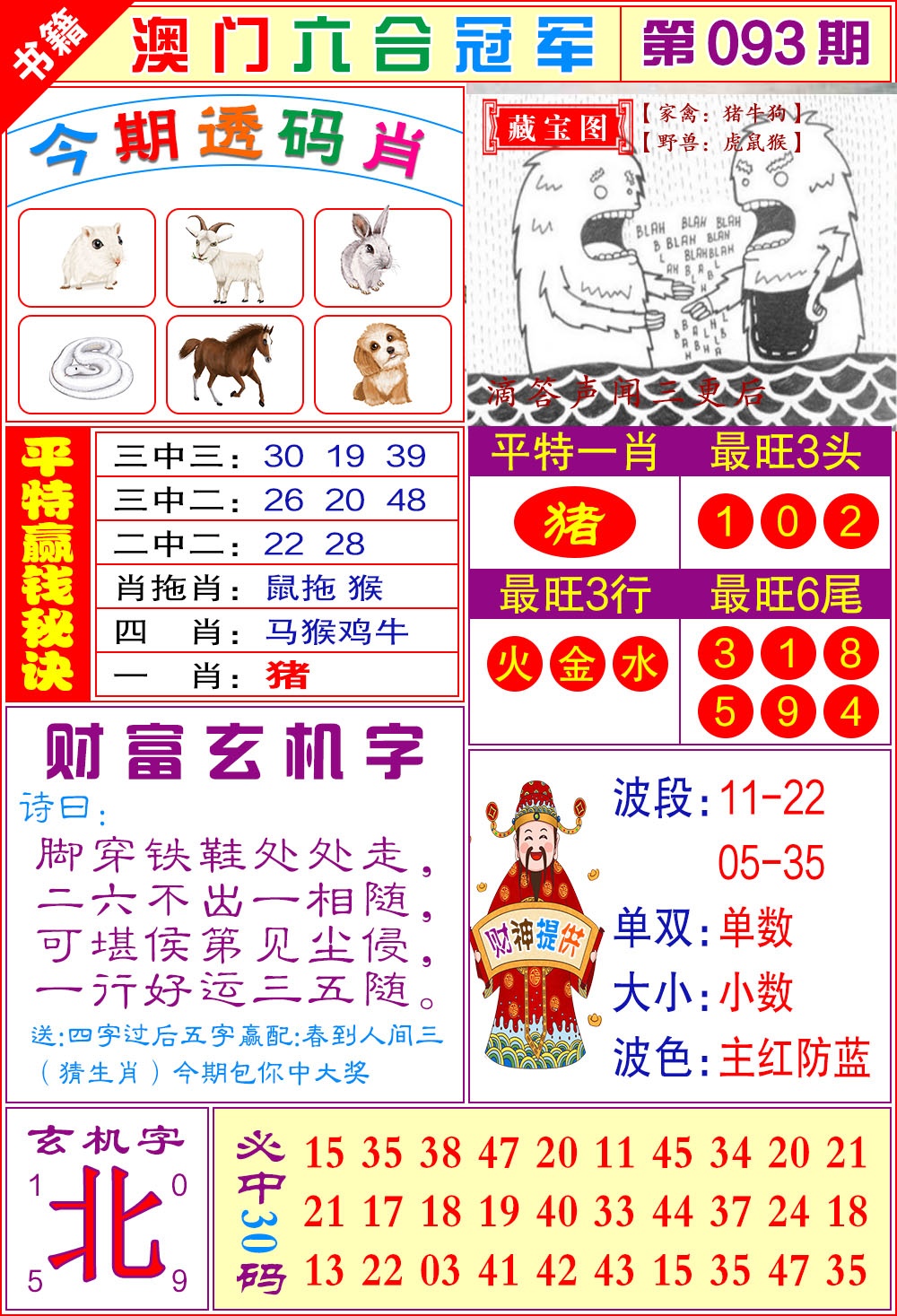 093期澳门六合冠军[图]