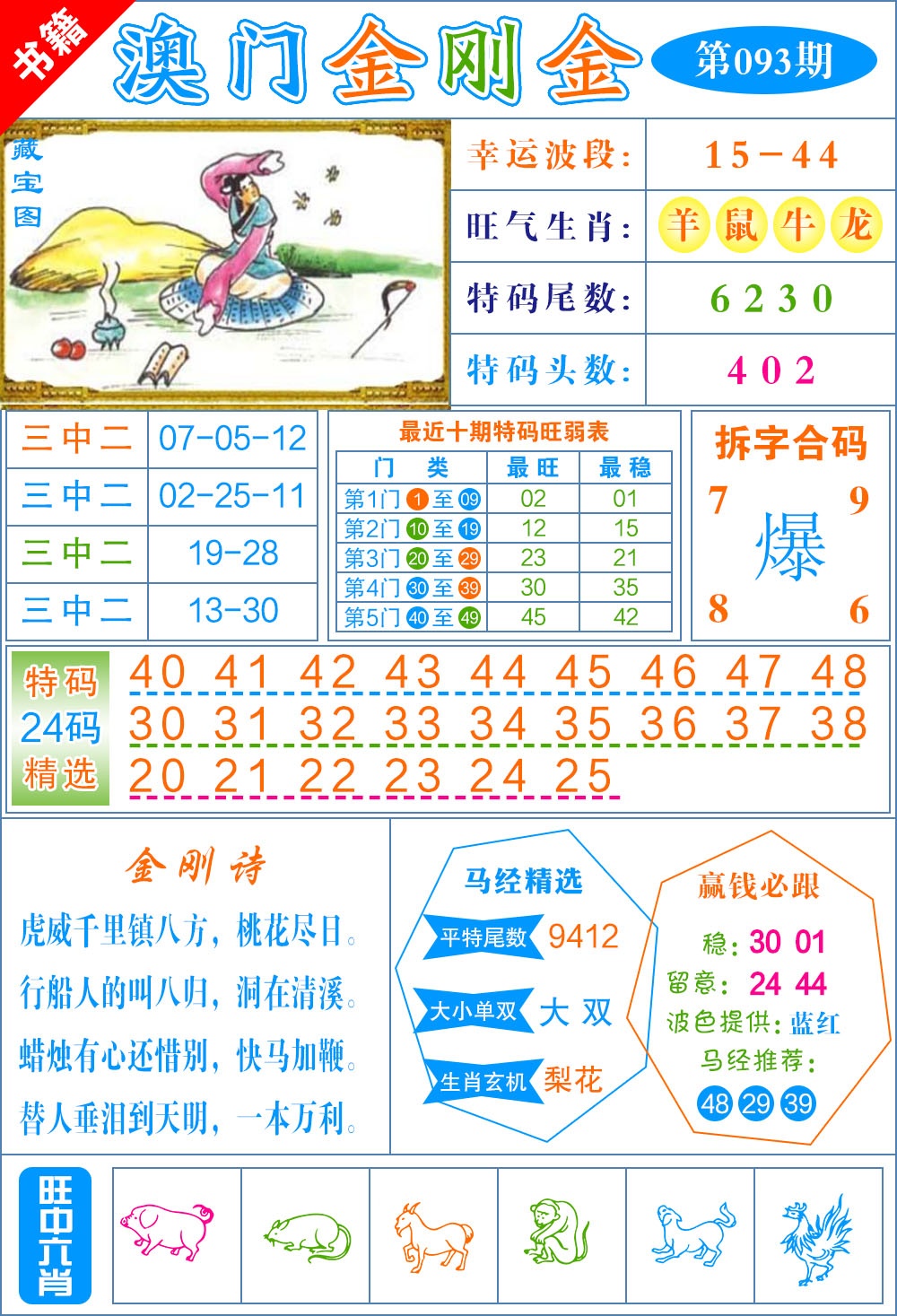 093期澳门金刚金[图]